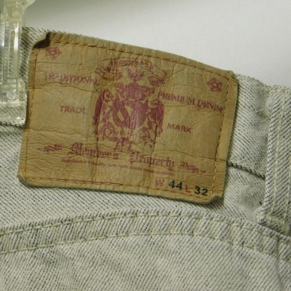 Member's Property Raw Denim Grey Jeans - Picture 6 of 8